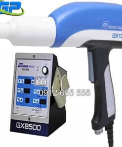 Súng sơn tĩnh điện Ionics Parker GX8500 chính hãng, công nghệ Mỹ, phun sơn bám dính tốt, tiết kiệm bột, vận hành ổn định, phù hợp sản xuất công nghiệp.