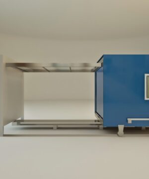 Lò sấy sơn tĩnh điện di động