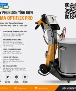 Súng phun sơn tĩnh điện Gema Switzerland cho hiệu suất phun ổn định, tiết kiệm bột, lớp phủ mịn đẹp và độ bền cao, phù hợp cho mọi ứng dụng sơn công nghiệp.